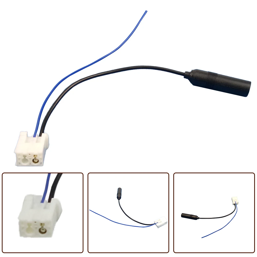 สายสัญญาณเสียงรถยนต์อะแดปเตอร์เสาอากาศวิทยุรถบรรทุกสําหรับ RAV4 (2012-UP) สําหรับ Sequoia (2013-UP) สําหรับ Toyota คุณภาพสูง