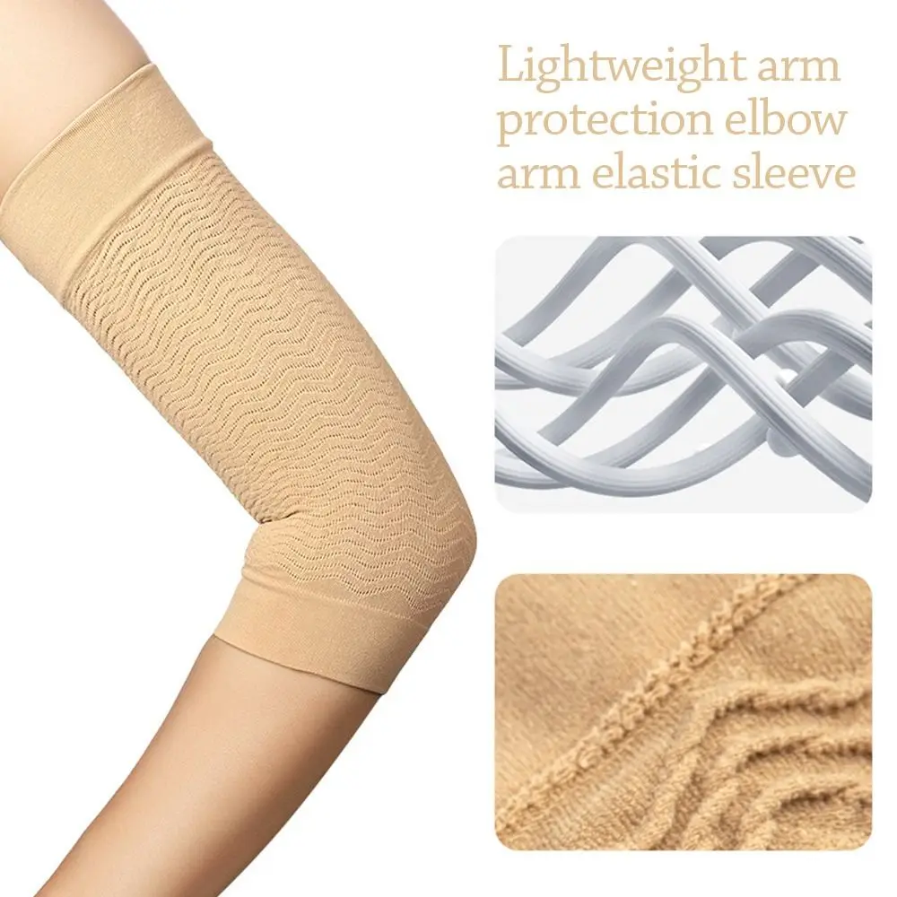 1 Pair Elastic Arm Sleeves Compression Slimming Scar Covering Sleeves Sun Protection Sport Fitness Calf Shaper Sleeve Outdoor