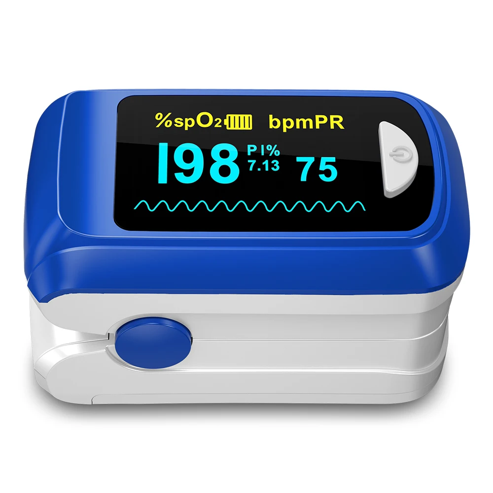 HealthTree Fingertip Pulse Oximeter Saturometer Oximetry Spo2 Meter Heart Rate Blood Oxygen Oximetro Adult Child Saturometro