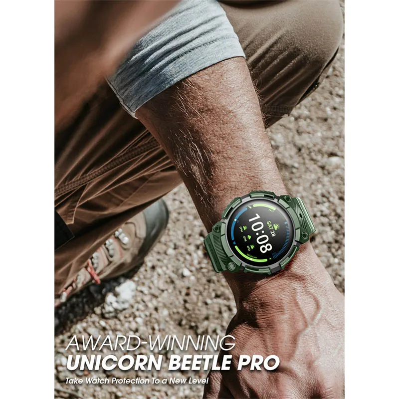 SUPCASE do Samsung Galaxy Watch 5 Pro Case 45mm (2022) UB Pro wytrzymały futerał ochronny z paskiem do zegarka Galaxy 5 Pro