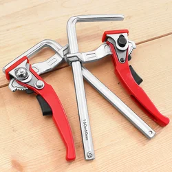 Track Saw Guide Rail F Wood Bench Carpentry Cutting Clamp Fastening Clip Tightening Vise Fixing for Joinery Woodworking Tool