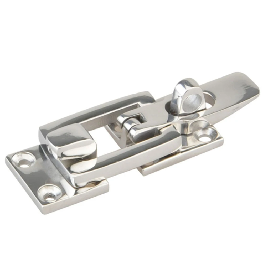 Marine-Grade 316 Stainless Steel Boat Deck Locker Hatch Anti-Rattle Latch Fastener Clamp Marine Hardware Accessories