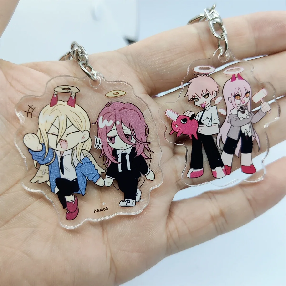 Anime Man Keychains Cartoon Cosplay Figure Women Men Car Key Chain Ring Jewelry Bag Pendant Accessories Bag Accessories