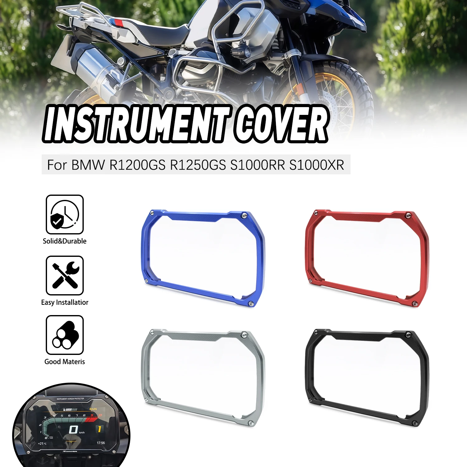 Instrument screen cover For BMW S1000XR S1000RR F850GS F900XR F900R F850GS F750GS Motorcycle Accessories