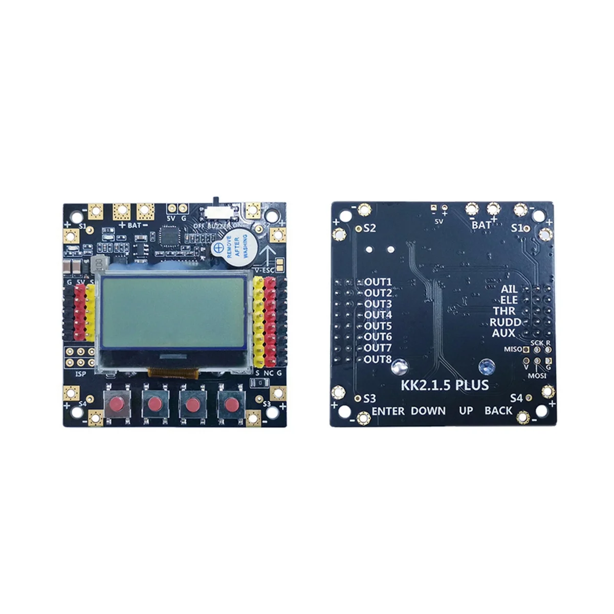 Placa de controle de vôo kk2.1.5 plus kk2, controlador de vôo vtol para drone de corrida fpv, avião rc, firmware openaerovtol 1.6 ydh