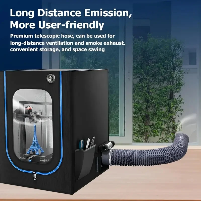 3D Printer Enclosure Air Purifier - Smoke Fume Extraction Fan Kit for Ender 3/5 Series & Laser Engraver Ventilation System