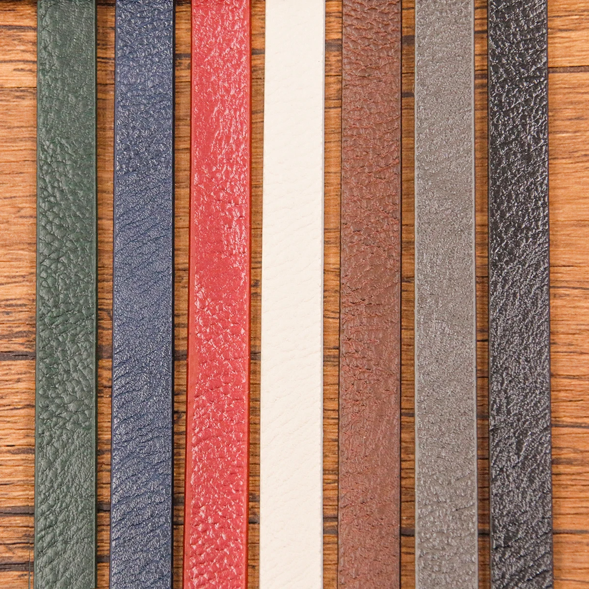 1 szt. 120 x 1 cm 7 kolorów Prosty jednokolorowy sznurek ze skóry PU Diy Biżuteria Akcesoria Materiał do bransoletki