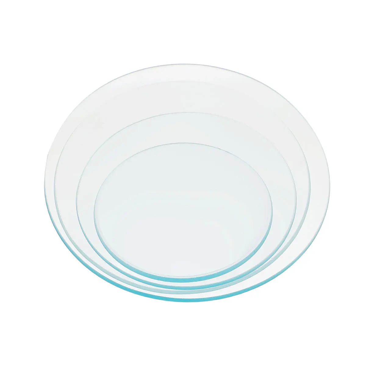 

4 Pcs Laboratory High Temperature Resistant Surface Dish Accessories with Cover Evaporating Covers