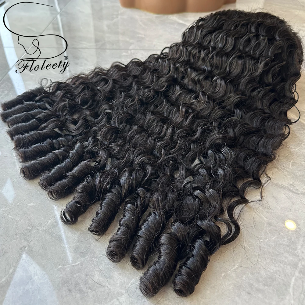 

Burmese Curly Human Hair Wigs 12A Brazilian Hair 13X6 13x4 Lace Frontal Wigs Human Hair 200% Density HD Lace Front Wig For Women