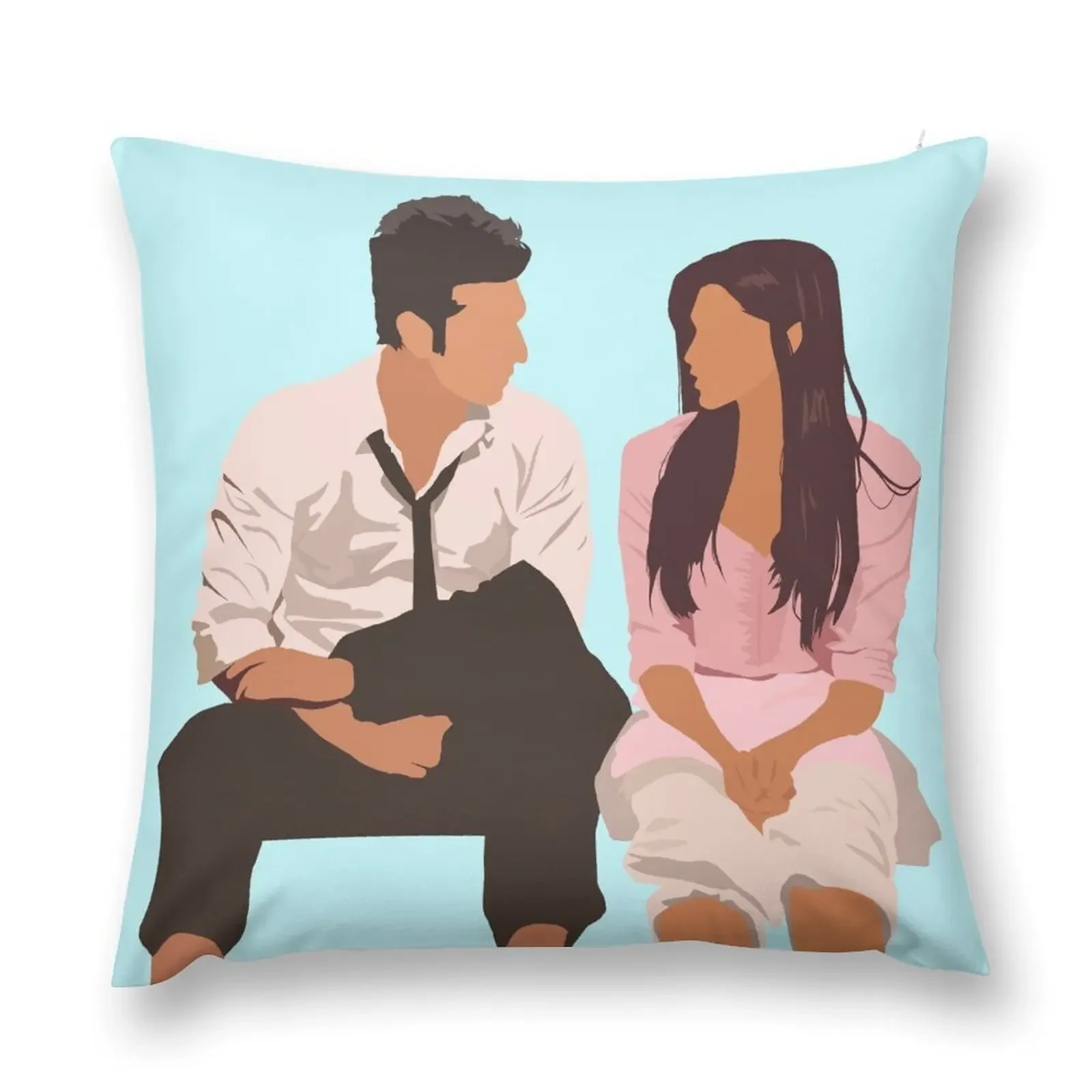 

yeh jawaani hai deewani - bunny and naina Throw Pillow Rectangular Cushion Cover Decorative Cushions luxury sofa pillows pillow