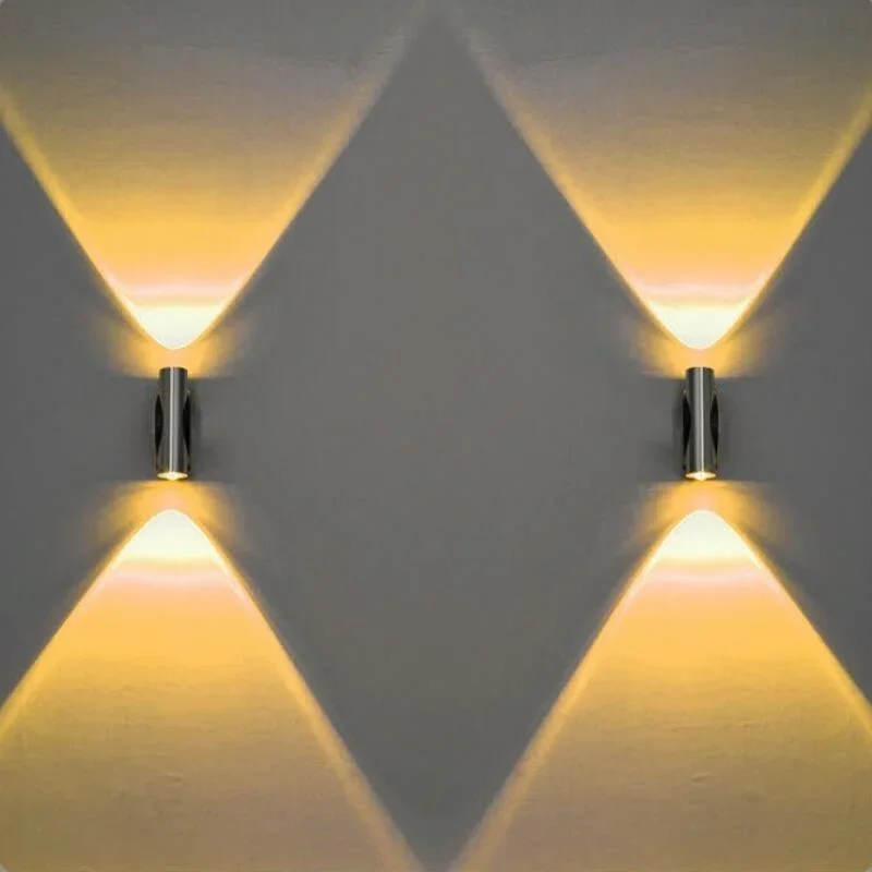 

Indoor 2W LED Wall Lamp AC110V/220V Acrylic Abajur material Aluminum Sconce bedroom Decorate Wall Light Free shipping