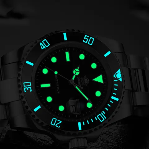 ADDIESDIVE Rostfritt Stålklocka Herrklocka Europeisk och Amerikansk Affärsfritids Quartzklocka Vattentät Utomhussportklocka 8 best sales klocka i rostfritt stål med baksida, vattentålig - №6