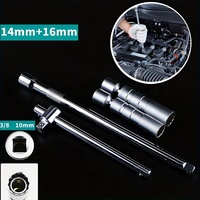 Thin Walled Spark Plug Socket Wrench Spark Plug Disassembly And Installation Extended Wrench Auto Repair Tool