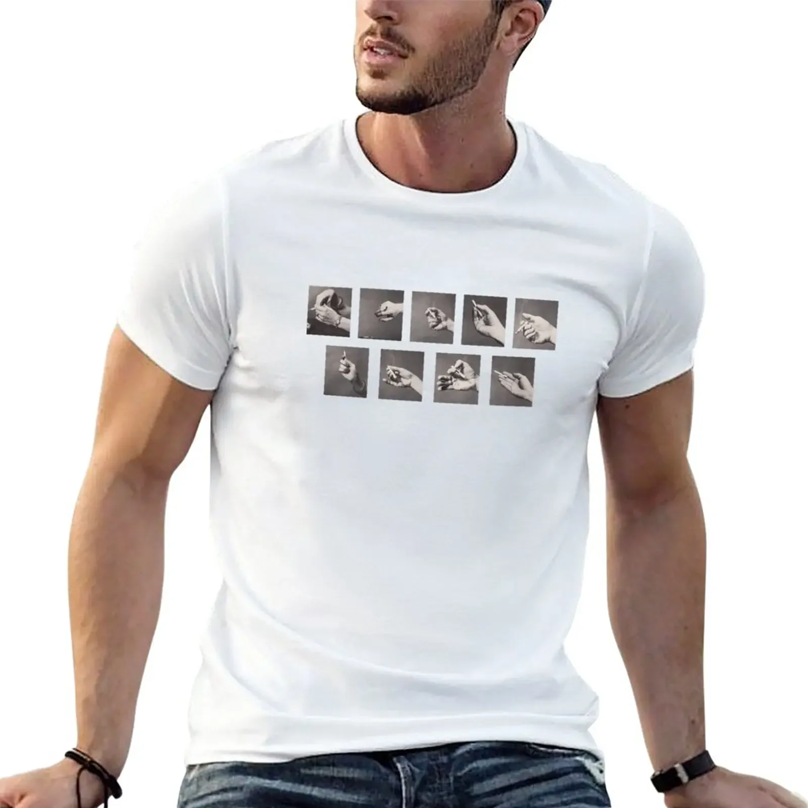 

cigarette psychology T-Shirt Blouse funnys summer top T-shirts for men cotton