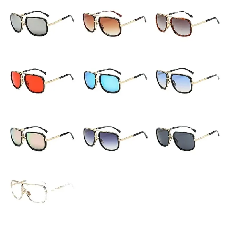 New Fashion Cool Men Driving Glasses Goggle Summer Style Gradient Brown Sunglasses Vintage Pilot Sun Glasses UV400 Oculos De Sol image 6