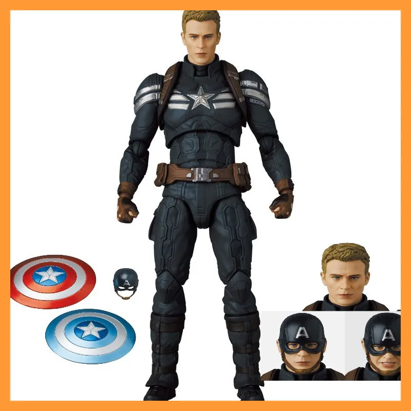 

Collectible In Stock MAFEX No.202 1/12 Scale USA Captain Stealth Suit 16CM Movie Anime Action Figure Toy Gift for Fans