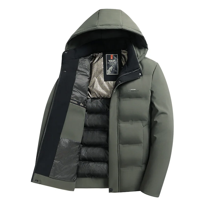 2024 new arrival winter hooded jacket sill-like cotton jackets men,mens fashion thicken warm parkas winter coat male MY011