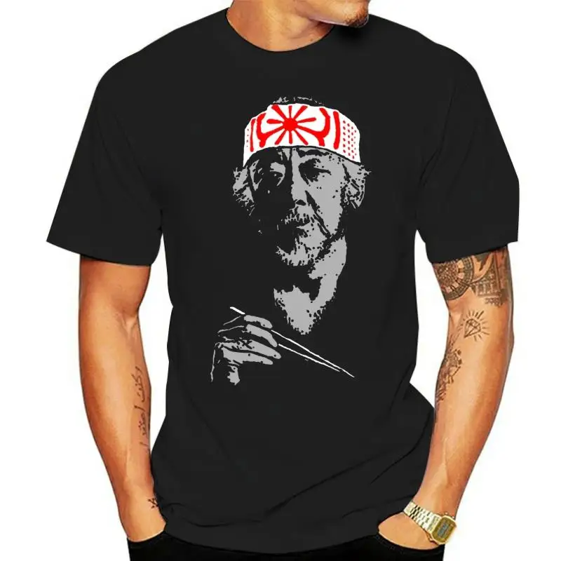 HKFZ Karate Kid T Shirt Man Who Catch Fly With Chopstick Accomplish Anything T-Shirt Man Short Sleeve Tee 6xl Cotton Tshirt