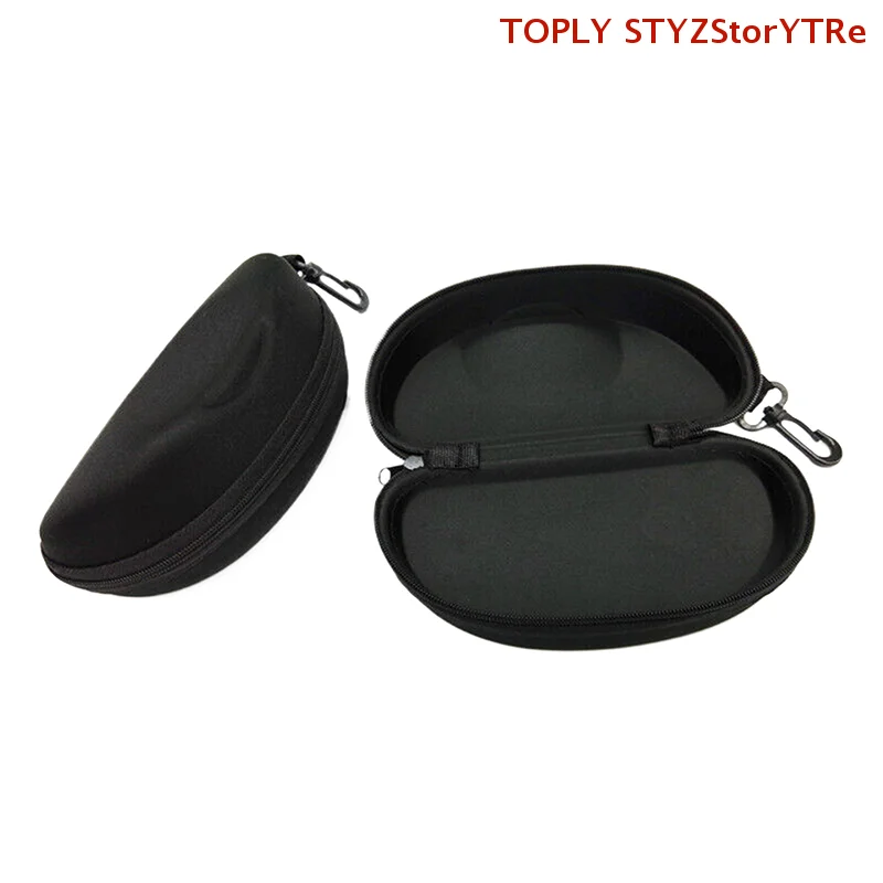 Black EVA Sunglasses Sunglasses Case Glasses Zipper Case Glasses Display Case Swimming Goggles Storage Box Glasses Storage Bag