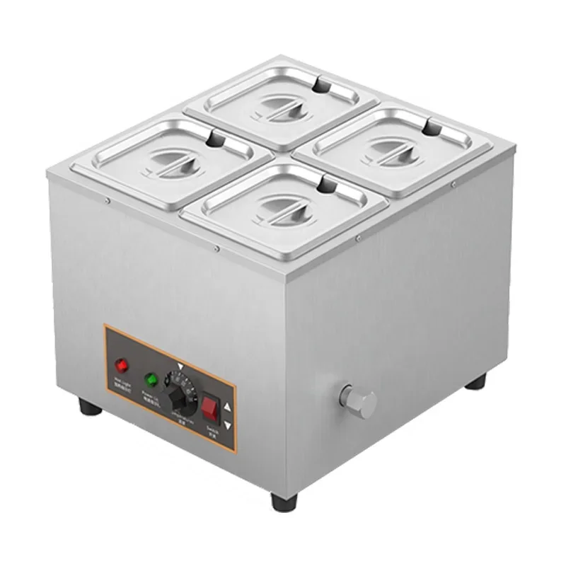 Electric Digital Chocolate Melting Machine, Popular Commercial, 10L, 4 Pot