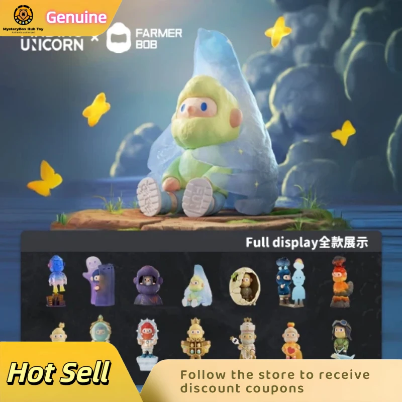 

New Genuine Finding Unicorn Farmer Bob Blind Box Fact Opinion Series Toys Anime Figure Mystery Box Desk Decoration Kids Gifts