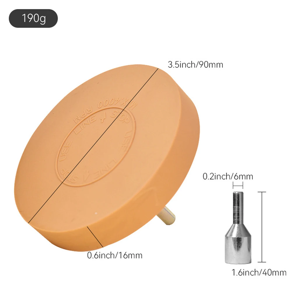 

Колесо для удаления наклеек, резиновое колесо 88/100 мм для удаления поверхности автомобиля, универсальное колесо, адаптер для электрической дрели, вращающийся абразивный инструмент