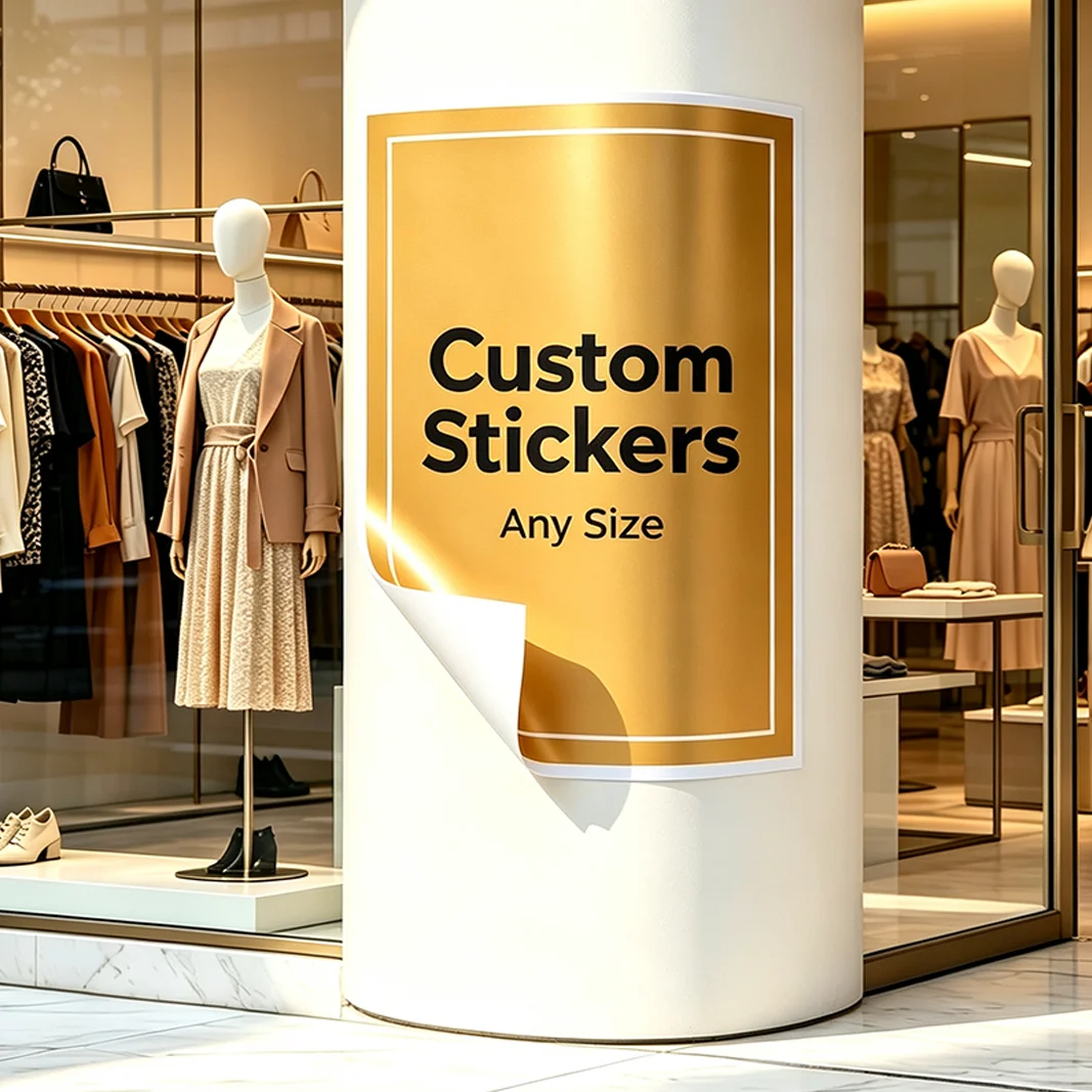 Any Size 100cm Custom Stickers Suitable Shops Hotel  Food Stores Beauty salon Street Extreme Sports Discount Business Activities