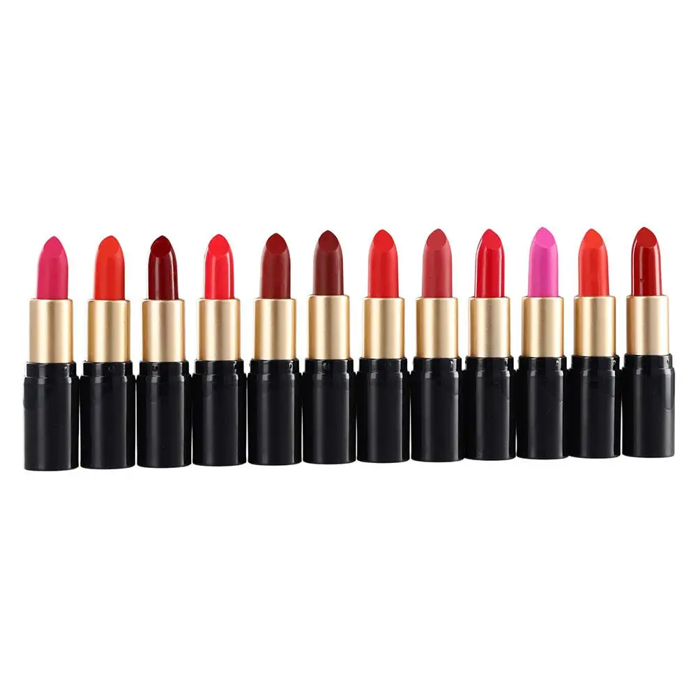 Original Tube Lippenstift glatte Textur dauerhafte Wirkung lang anhaltende matte bis feuchtigkeit spendende machen Glanz wasserdichten Lippen Lippenstift z4l8