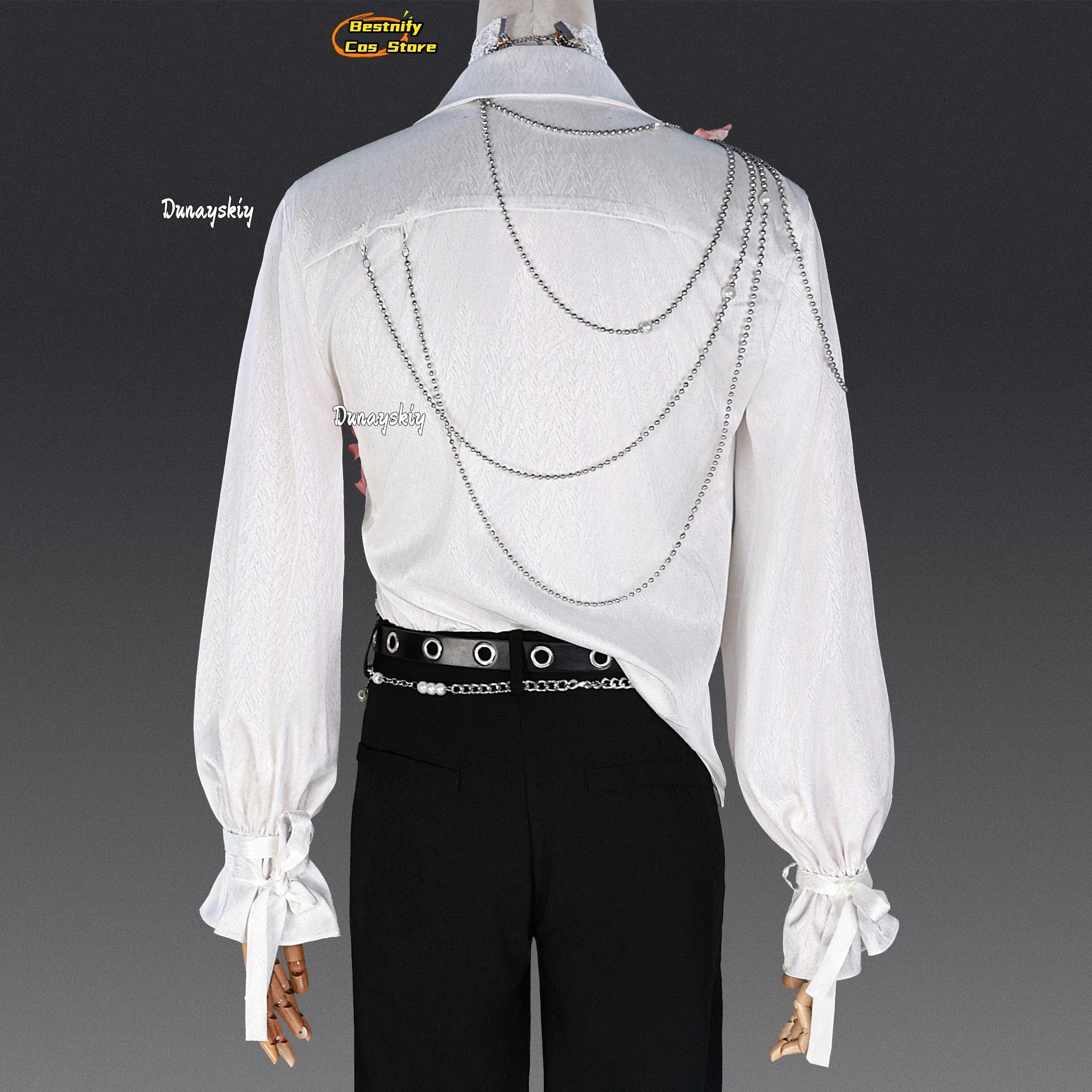 CosplayGame Love and Deepspace Zayne/Xavier/Zayne/Sylus Cosplay Costume Flower Shirt Unisex Outfit Anime Party Role-play Loose T