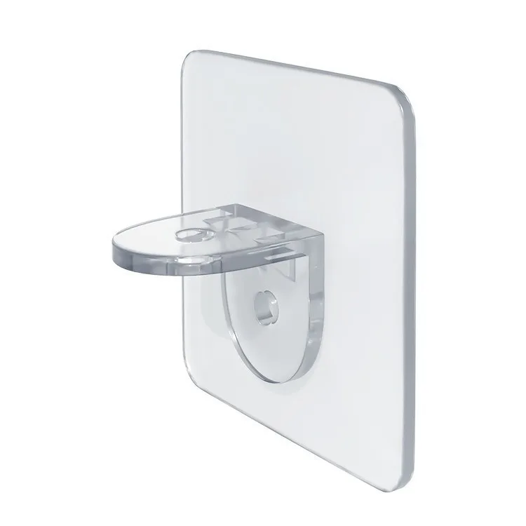 4/10pcs Wardrobe Divider Brackets Non-Marking Sticky Kitchen Cabinet Divider Brackets Anti-Side Slip Layer Support Brackets