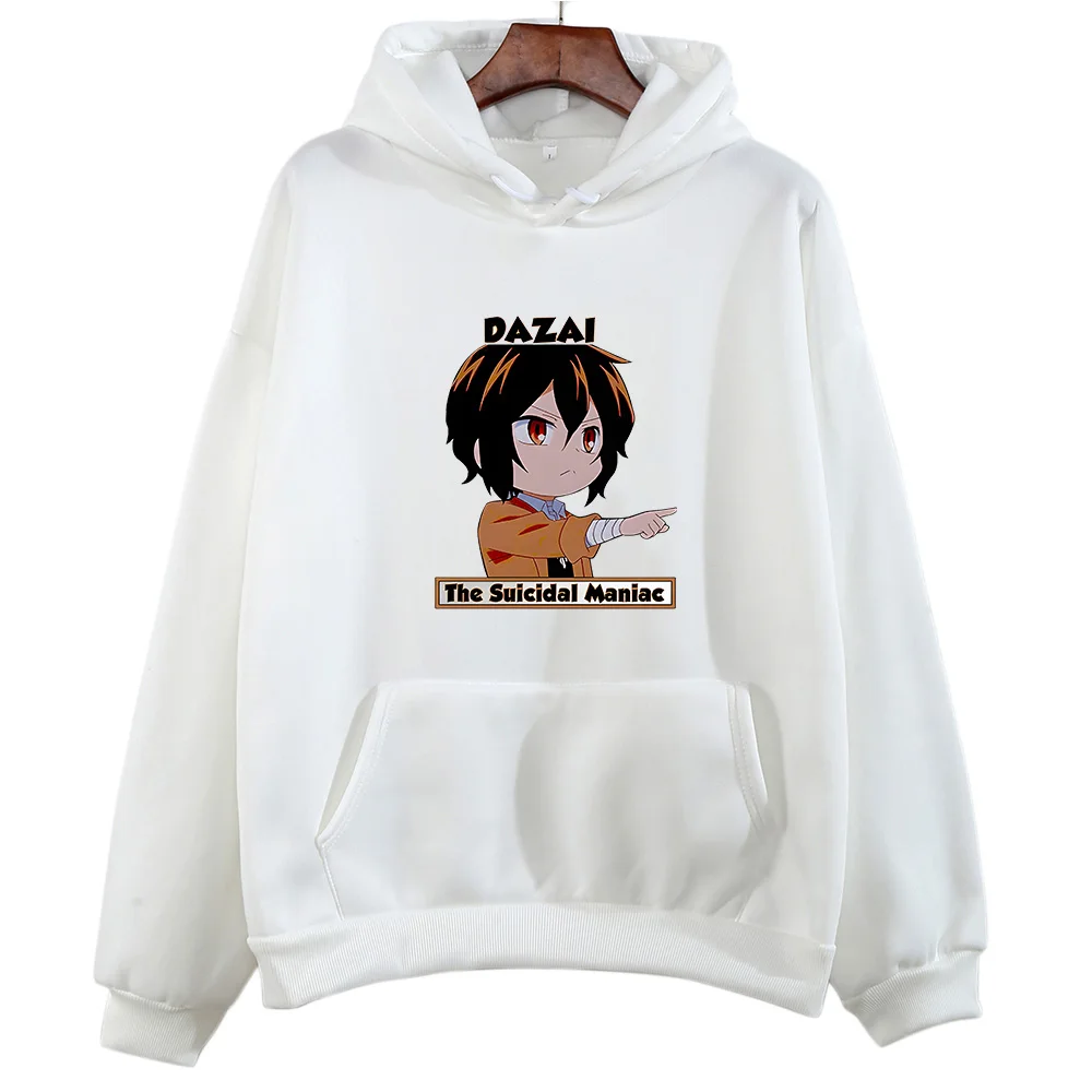 Osamu DAZAI Hoodies Bungo Stray Dogs Hoody Winter Women Sweatshirts Kawaii Manga Clothes Crewneck Pullovers Unisex Sudaderas