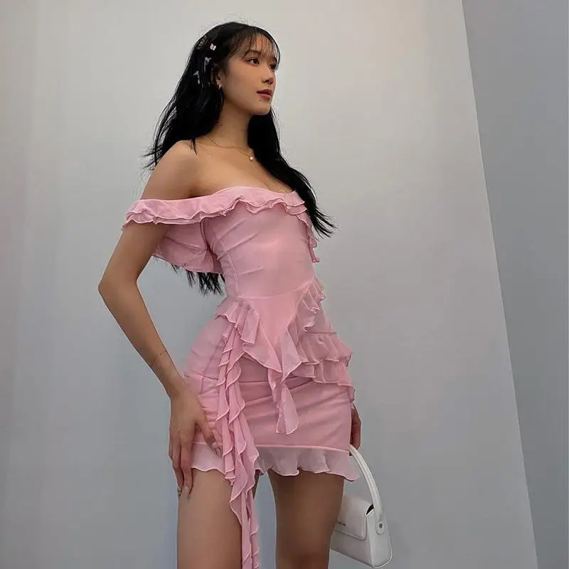 

Женская летняя цельная футболка с воротником Street Sle, юбка в стиле хип-хоп, комплект Faion, цветная подушечка, Thiened ort Sve