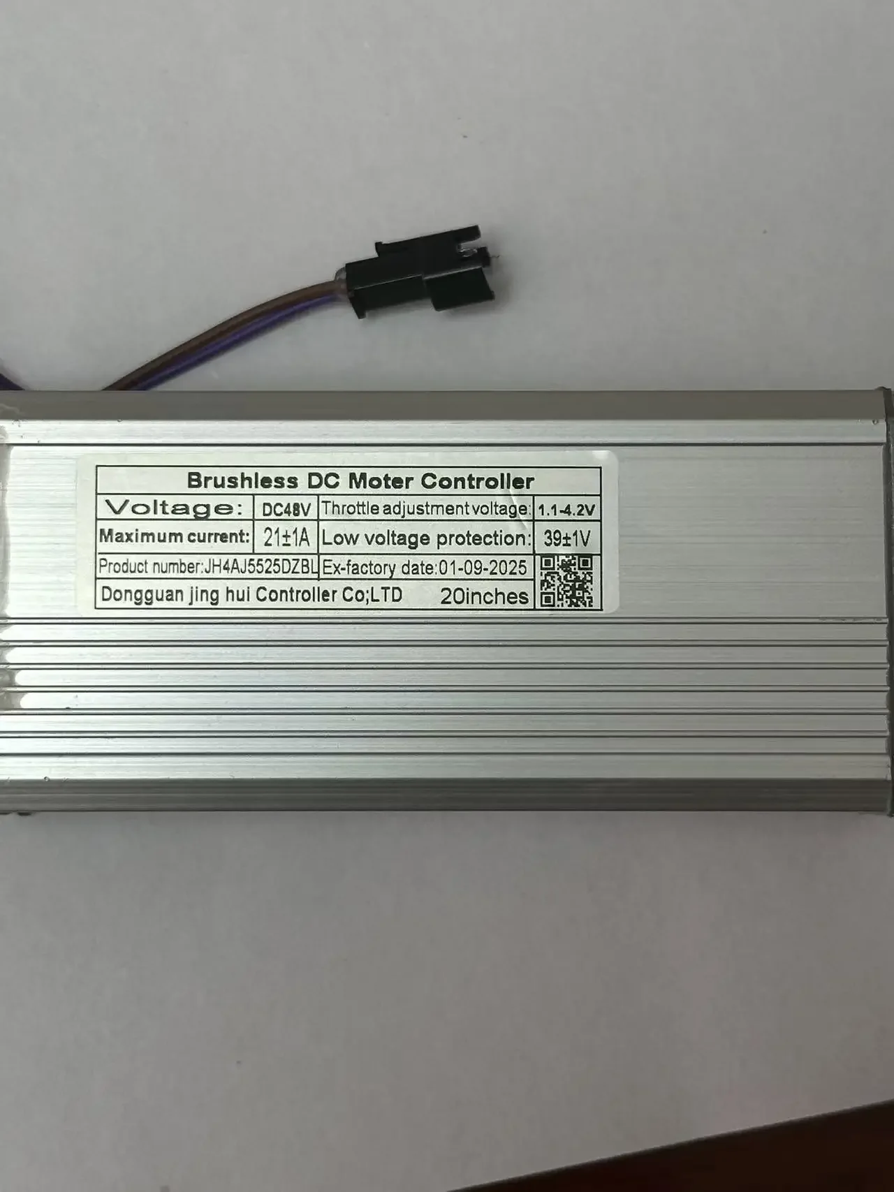 

Nulkomma Brushless Motor Controller JH4AJ5525DZBL 48V 21A Ebike Speed Controller Bicycle Accessories For DEEPWER Fatbike DP-A1