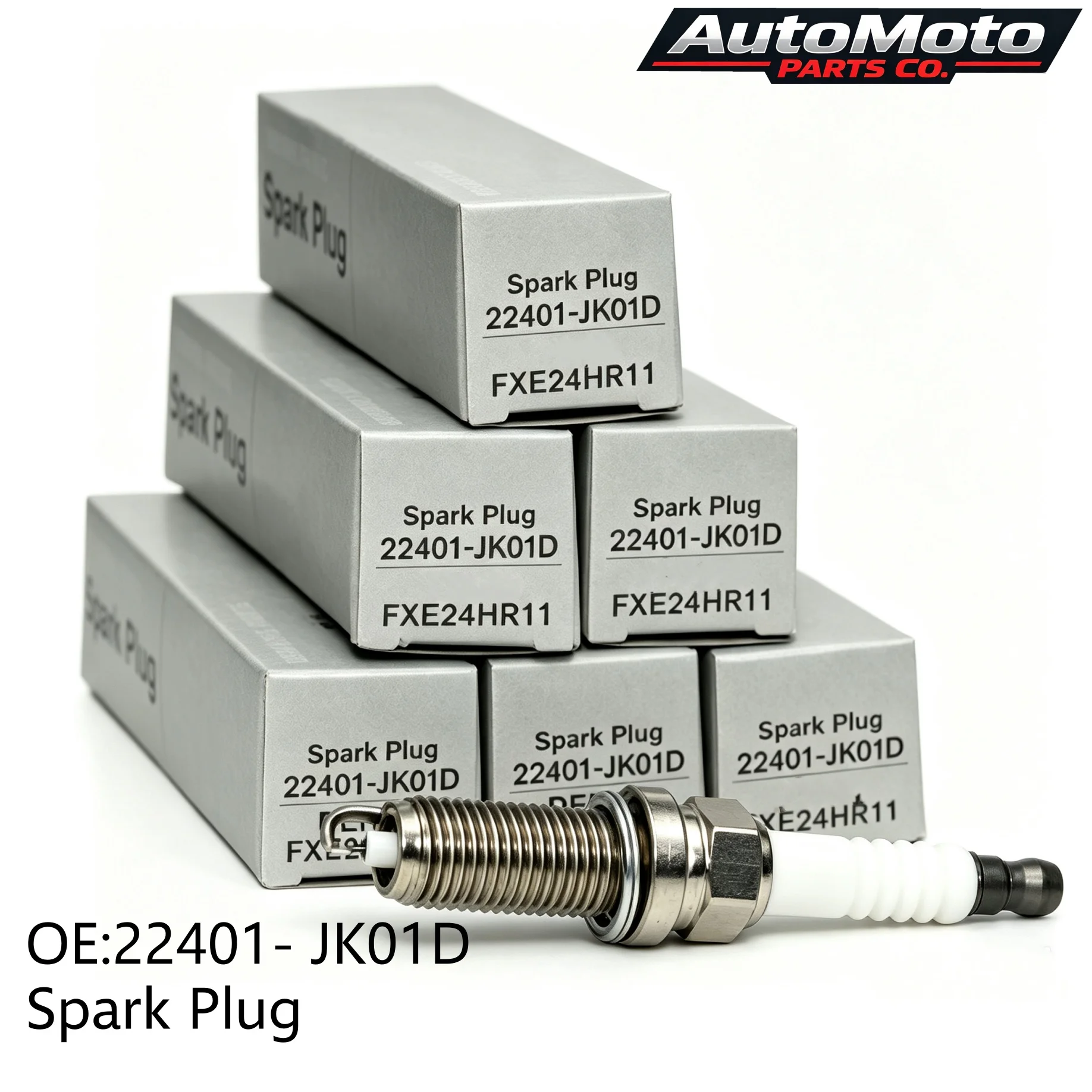 Double Iridium Spark Plug FXE24HR11 22401-JK01D Fit For Nissan 350Z 370Z Murano Teana Infiniti QX50 High Ignition Performance