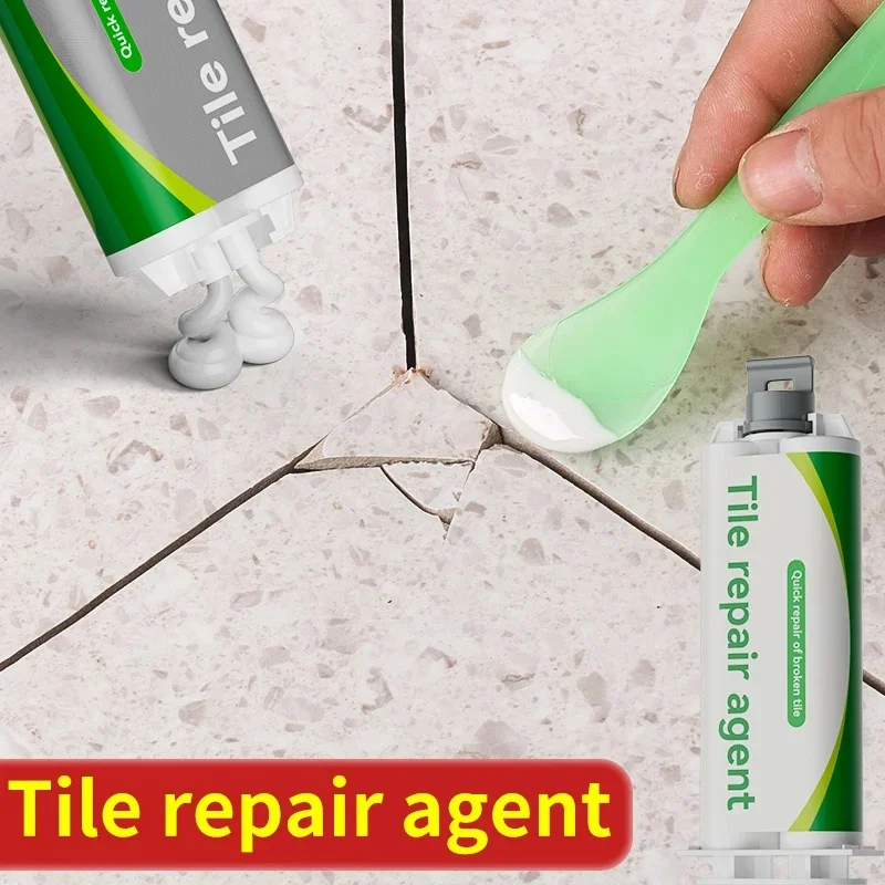 Strong Bond Ceramic Tile Repair Epoxy Glue Marble Floor Filler Paste AB Adhesive Perfect For Sealing Cracks Holes And Gaps Ideal