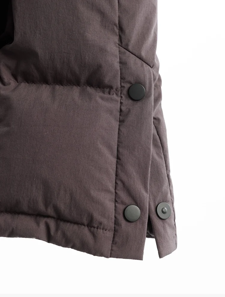 Winter Essentials~ down Vest, Women's Block-Patterned Warm Vest, Versatile Sleeveless Top, 2026 New Model