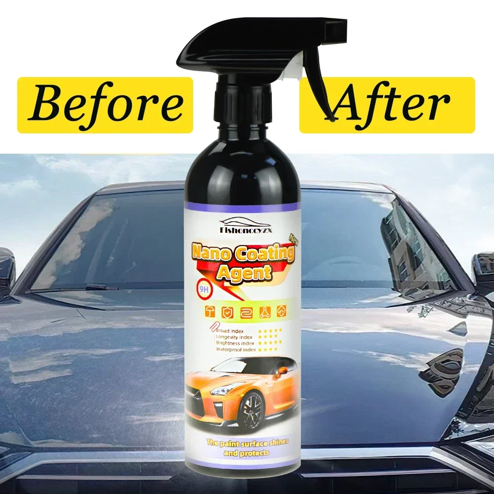 Car 500ML 9H Hardness Car Detailing Ceramic Coating Car Products Ceramic Coating Nano Glass Plated Crystal Polish