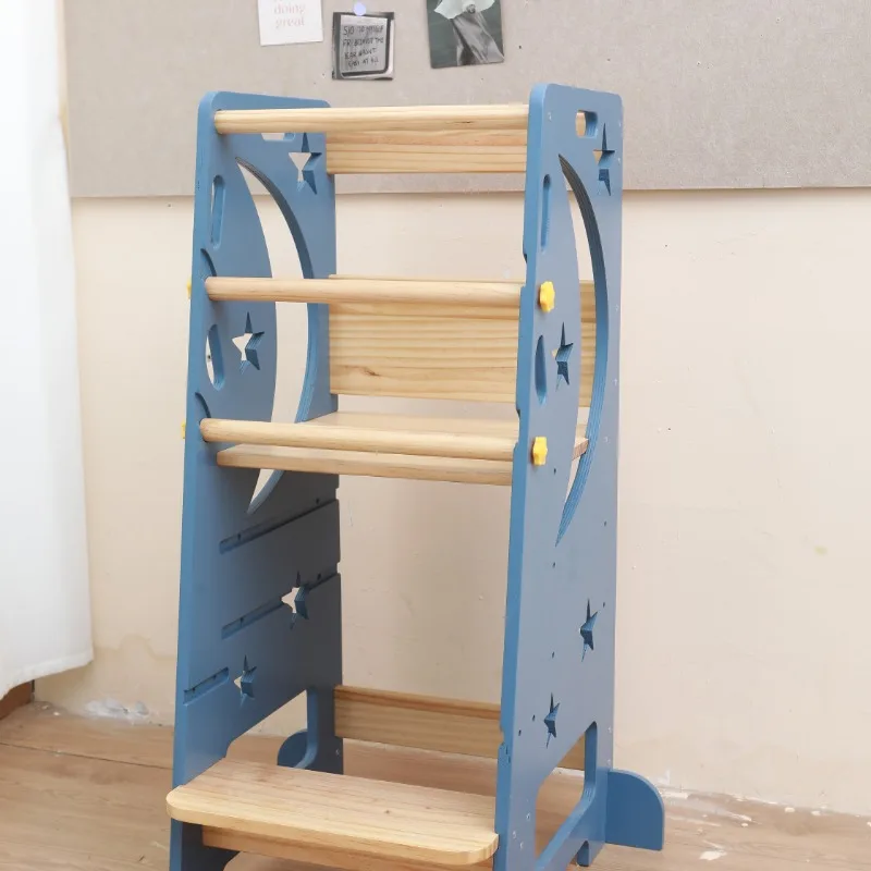 Hot Sale Folding Stool Foot Stool Kitchen Assistant Safety Baby Learning Tower for Families