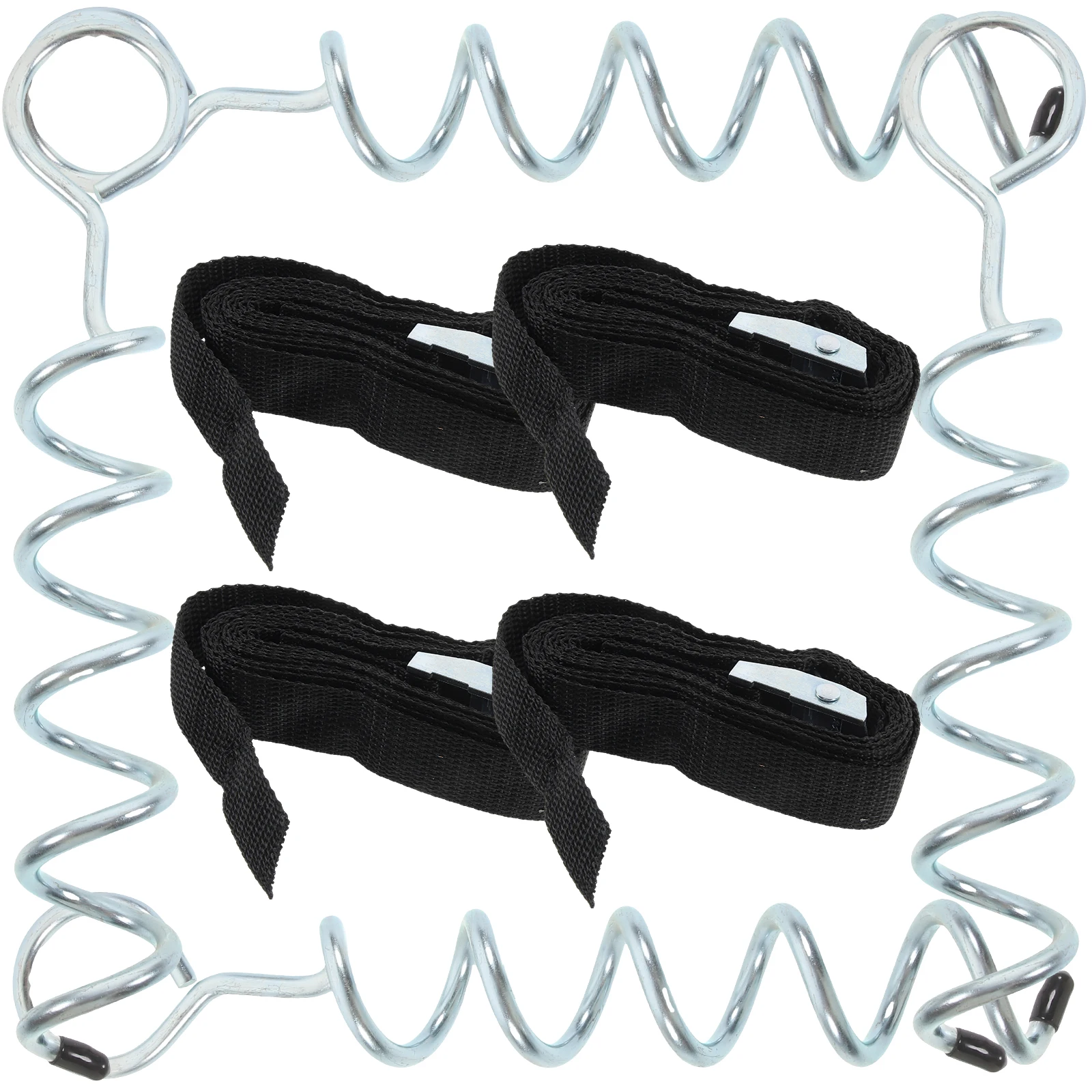 

Trampoline Accessories Tent Pegs U-shaped Ground Stakes for Camping Halloween Polyester Heavy Duty
