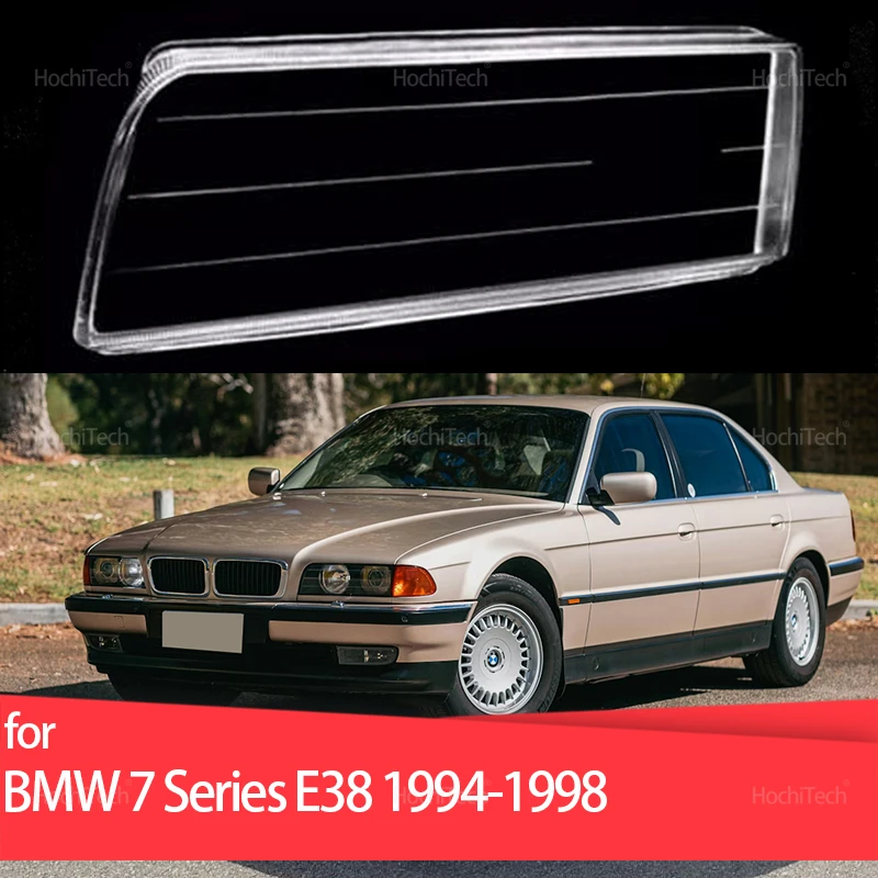 

Car Auto Headlamp Cover Headlight Caps Lampshade Housing Lamp Shell Glass Lens for BMW 7 Series E38 1994 1995 1996 1997 1998