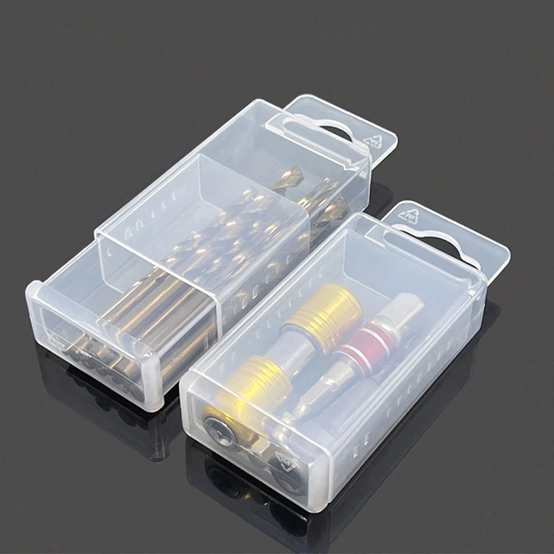 Tool Box Parts Storage Box Drill Milling Cutter Box Rectangular Telescopic Box Twist Drill Box Tap Accessories Tool Packaging