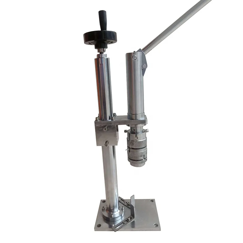 High Quality Manual Small Pneumatic Aerosol Crimping Machine for Aerosol Cans
