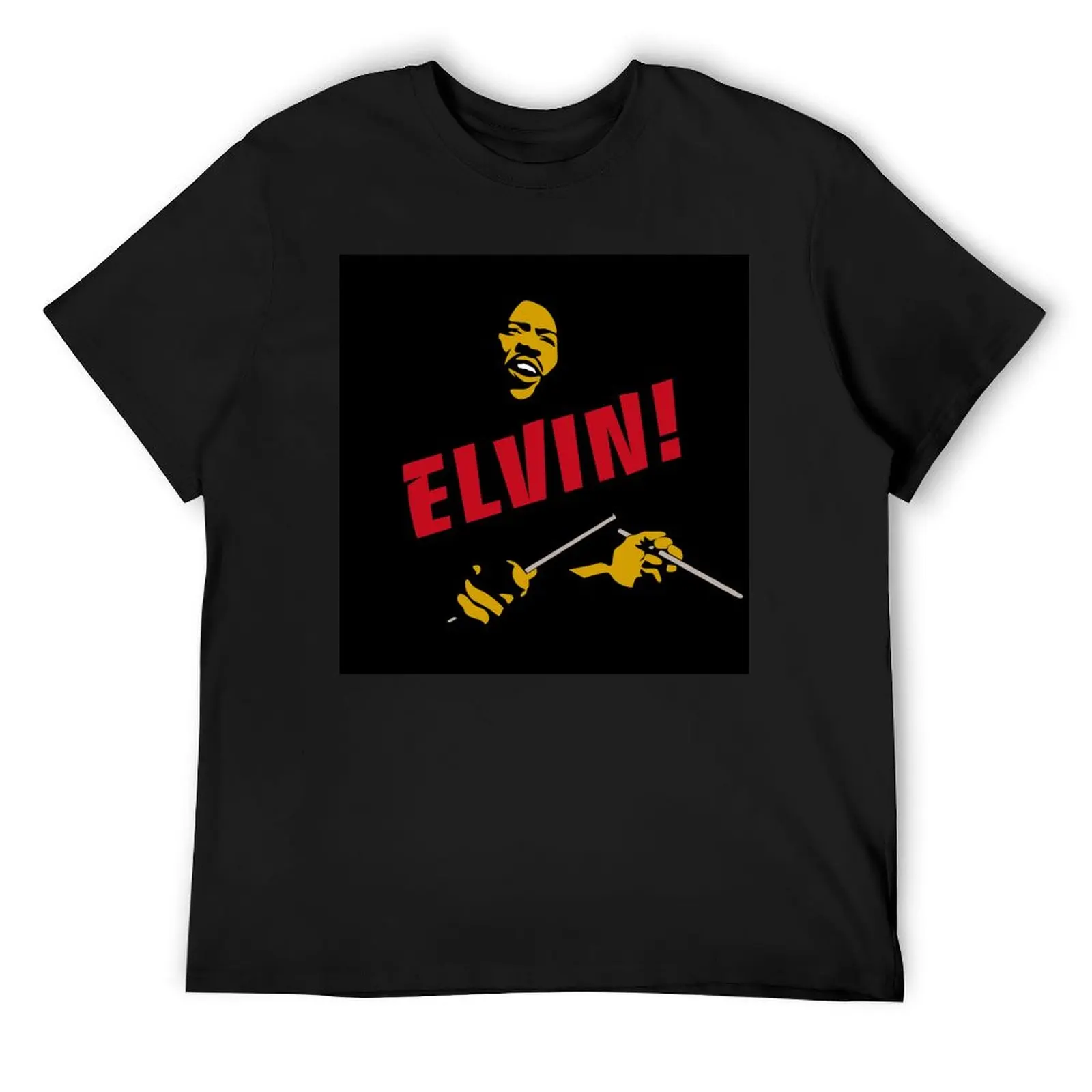 Elvin jones T-Shirt graphic t shirt vintage quick-drying custom t shirt graphic t shirts oversized shirts for men