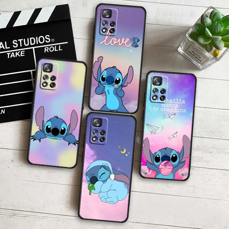 Stitch Abomination For Xiaomi Redmi Note 12 10 11 9 Pro Plus Speed 11E 11S 10S 9T 8 5G Black Phone Case Cover