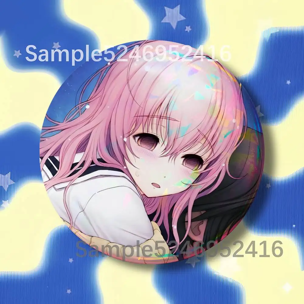 Aoi Mukou T-Totono Game Laser Badge Runde Kreative Anstecknadel Brosche Nischendesign Brosche für Rucksack Reversnadeln Accessoires – Detail 17