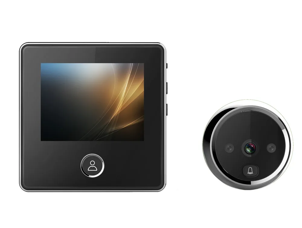 3.0Inch Screen Visual Doorbell One Key View Peephole Viewer Door Camera