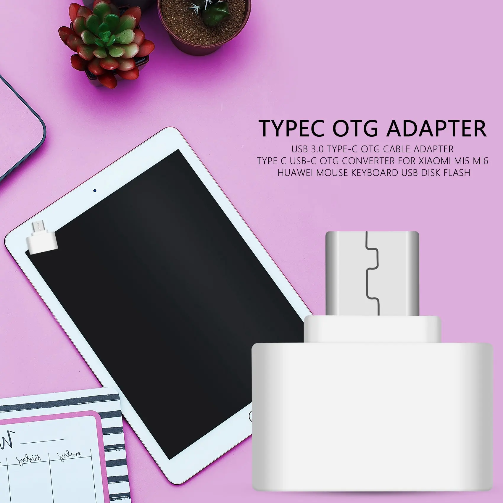 USB Type-C otgケーブルアダプター,コンバーター,マウス,キーボード,ディスク,USB, Xiaomi mi5,m6,Huawei,マウス,3.0