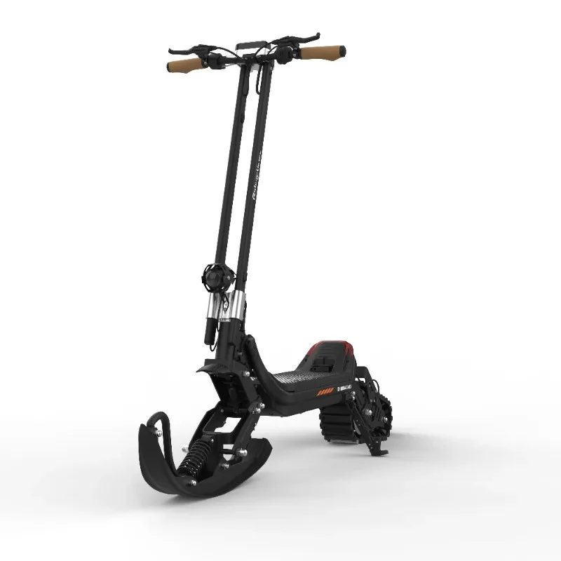 2024 Winter Off-Road Kick Electric Snow Scooter for Adults Fashionable New Arrival Sales Adult Snowmobile