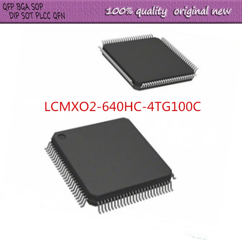 NEW    2PCS/LOT   LCMXO2-640HC-4TG100C  LCMXO2-640HC-4TG100  LCMXO2-640HC  LCMXO2-640HC4TG100C  LCMX02-640HC   TQFP-100