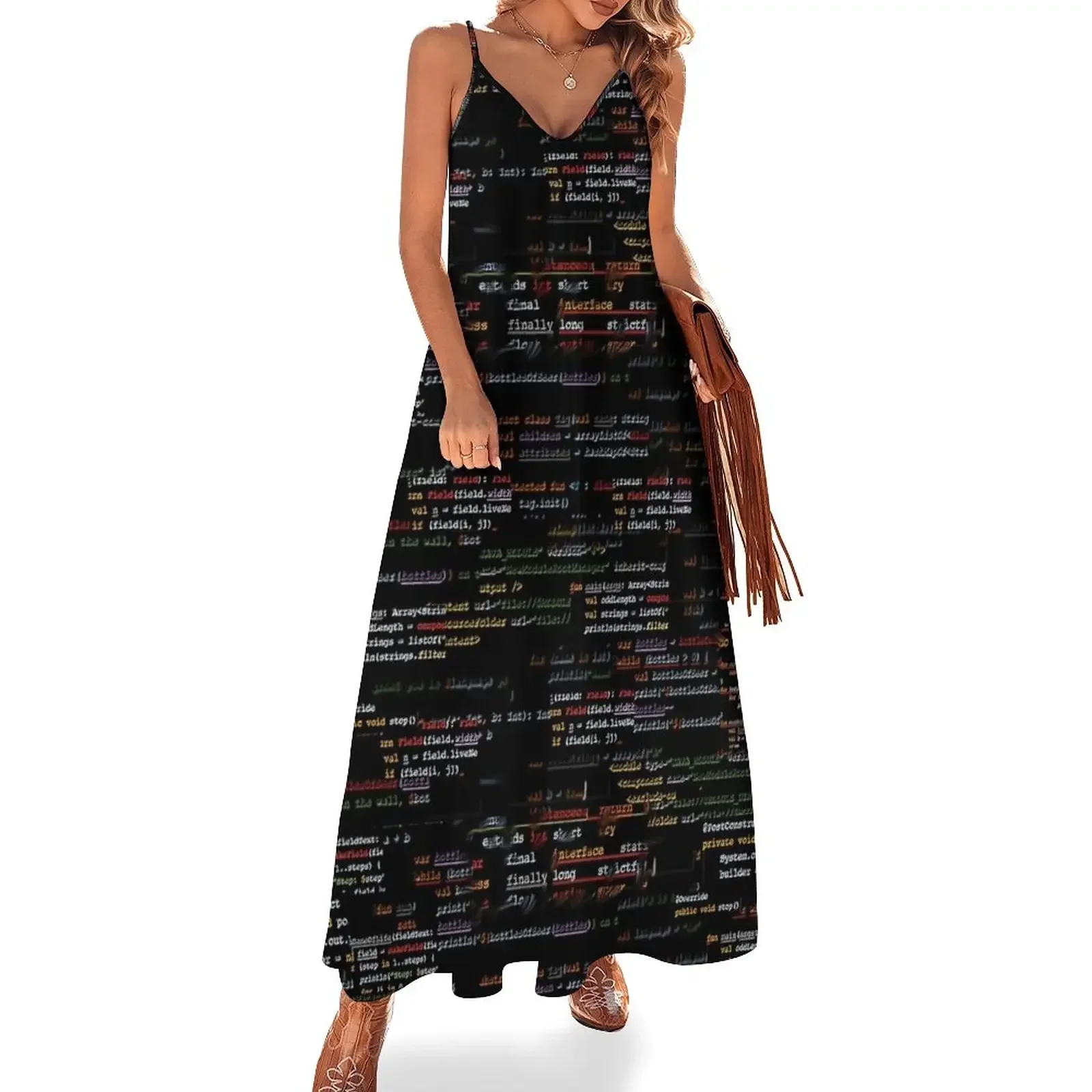 

Code4 Sleeveless Dress women long dresses dress dresses Dress